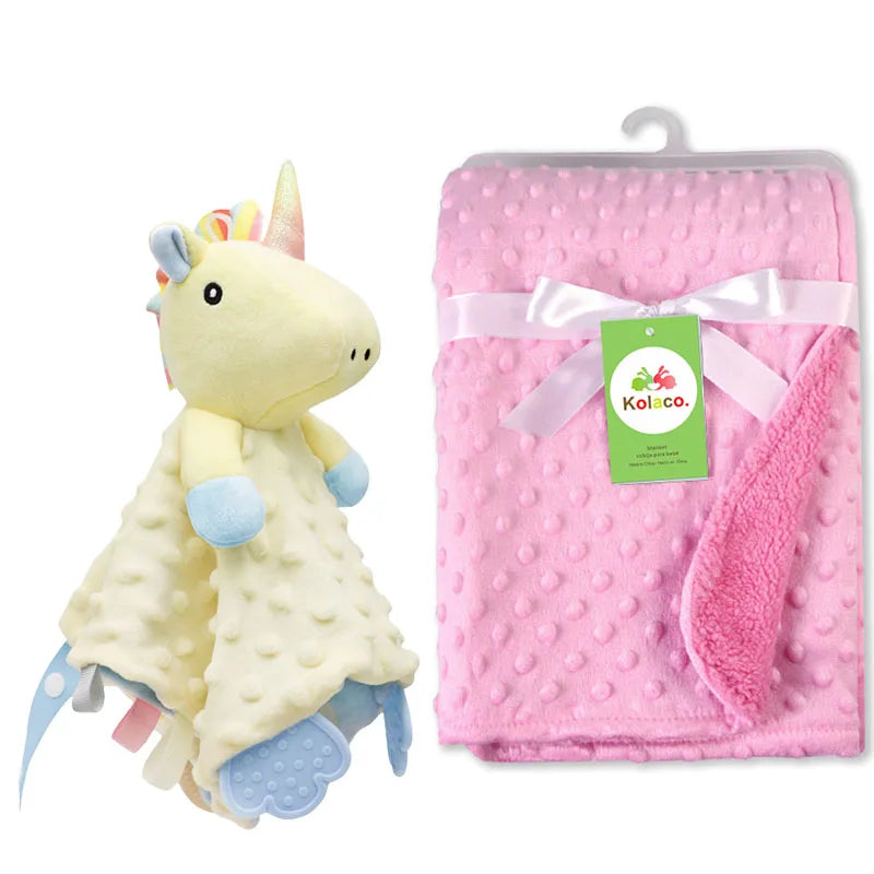 Conjunto de manta personalizada para bebé