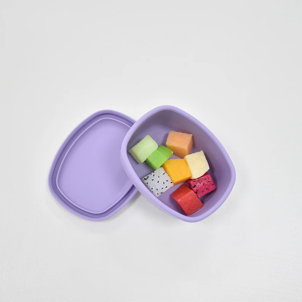 Caixas de armazenamento em silicone para snacks