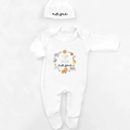 Conjunto personalizado de saída para bebé
