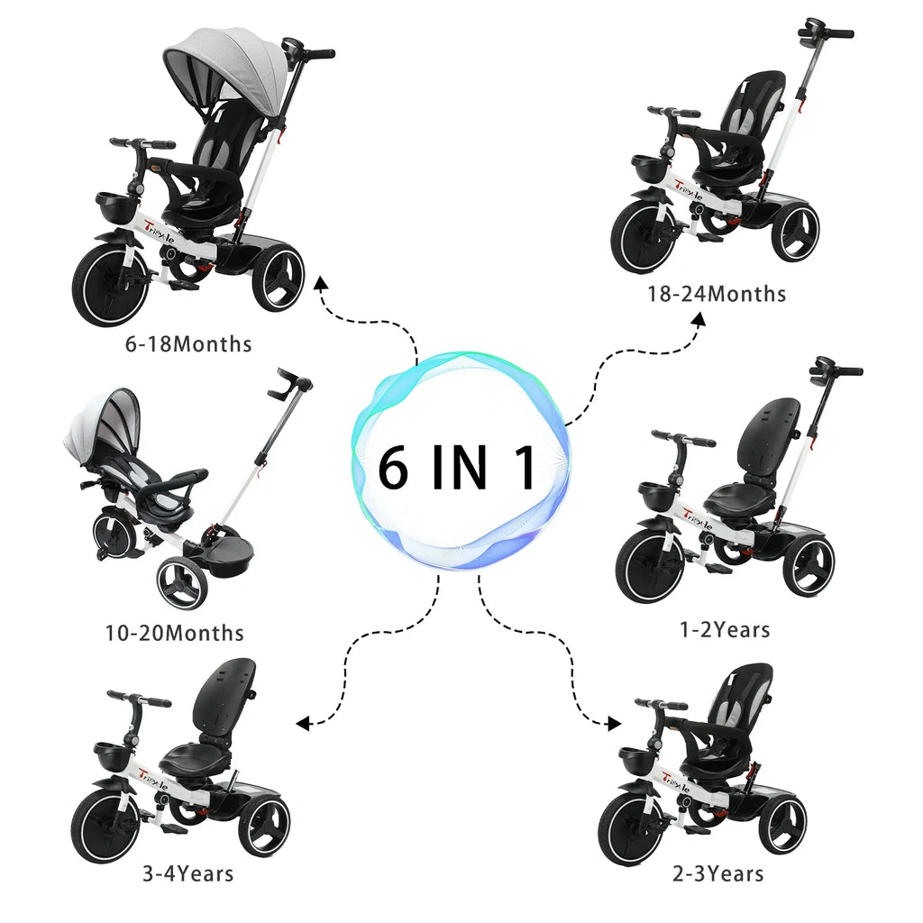 Carrinho Triciclo Evolutivo 6 em 1 – Aylla Explore Trike