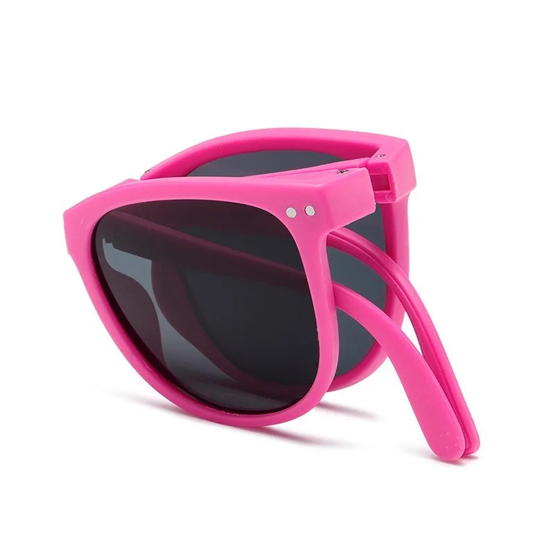 Óculos de Sol Dobráveis Infantis FlexGlow – Proteção UV400 + Estojo de Viagem Incluído