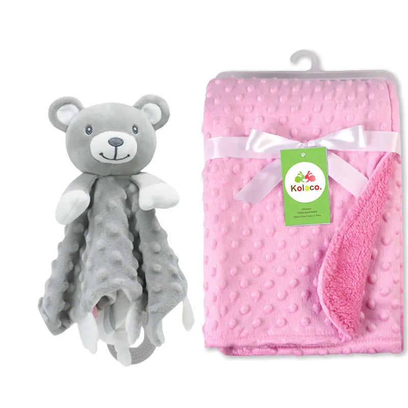 Conjunto de manta personalizada para bebé