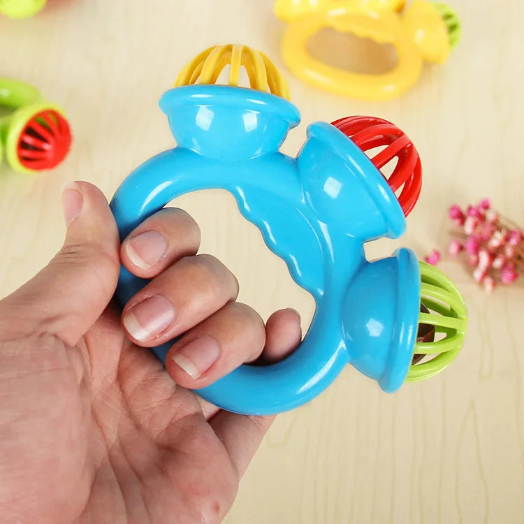 Brinquedo educativo de chocalho para bebés