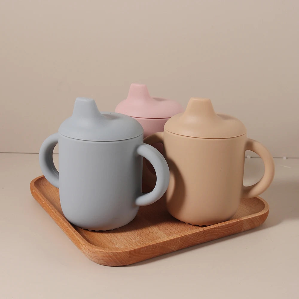 Copo personalizável em silicone para bebés