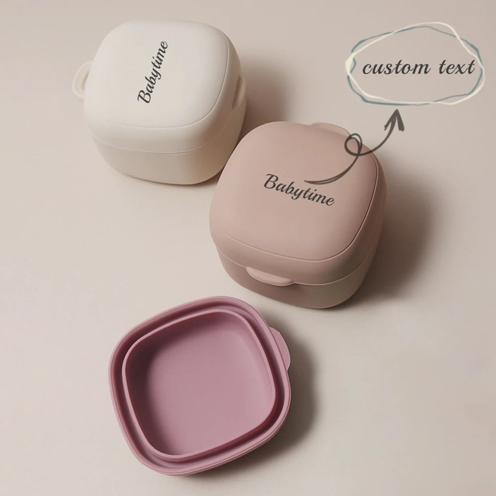 Caixa de memórias do bebé em silicone