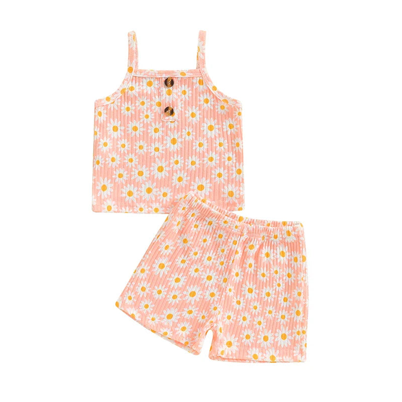 Conjunto Infantil de 2 Piezas Daisy Summer – Aylla & Co.