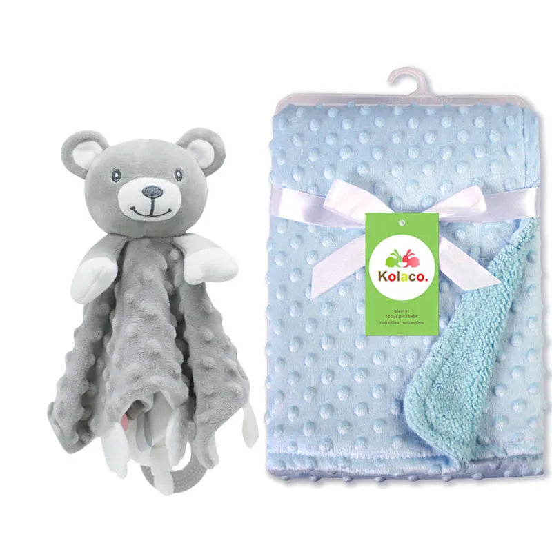 Conjunto de manta personalizada para bebé