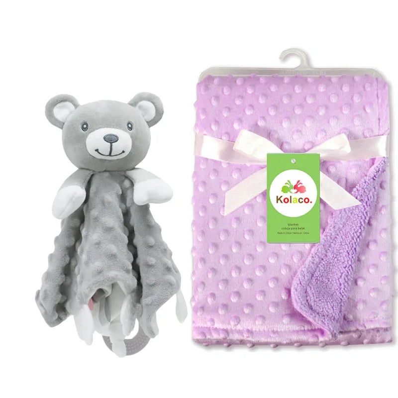 Conjunto de manta personalizada para bebé