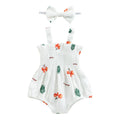 Conjunto Romper e Fita de Cabelo Gaze de Algodão Cherry Summer – Aylla & Co.