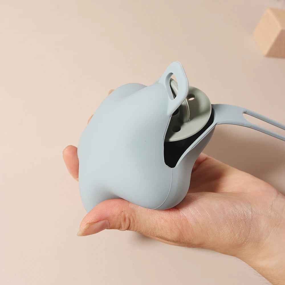 Porta-Chupetas de Silicone Personalizado com Nome - Aylla & Co.