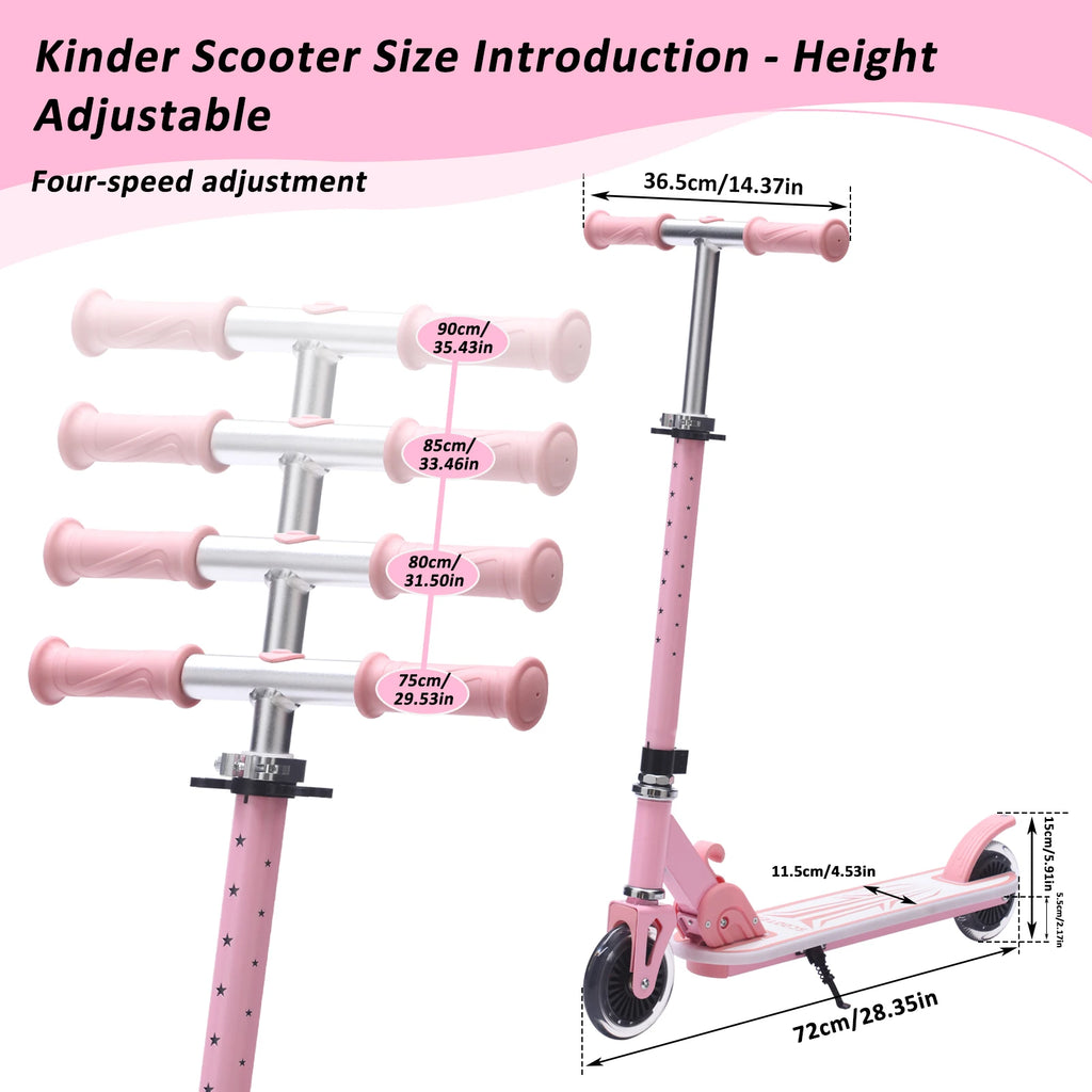 Scooter para crianças com luzes