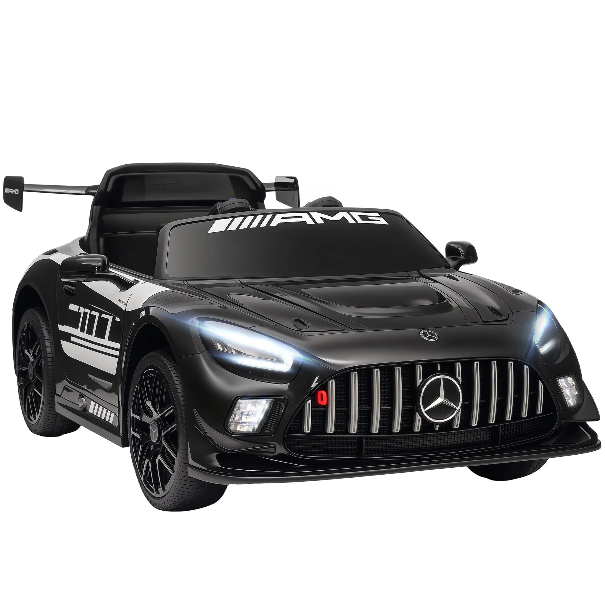 Coche Eléctrico Infantil Mercedes-AMG GT3 Evo – Mando a Distancia, Motor Doble y Sonidos Reales