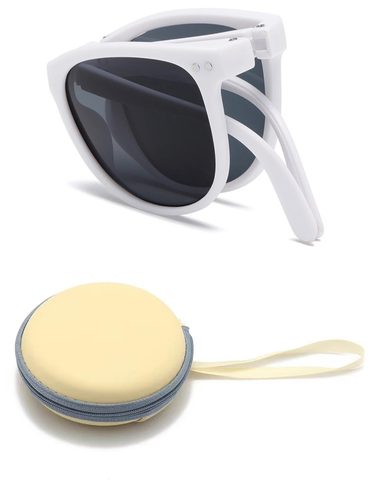 Gafas de sol plegables infantiles FlexGlow – Protección UV400 + Estuche de viaje incluido