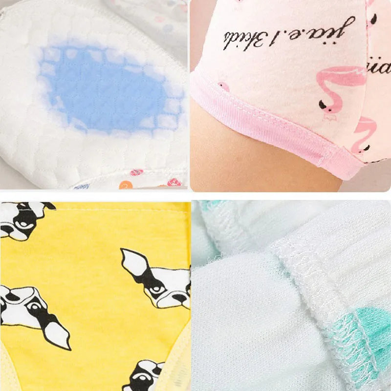 Fralda Reutilizável Ecológica de Natação e Desfralde – Kit Ajustável de 6 Camadas Absorventes
